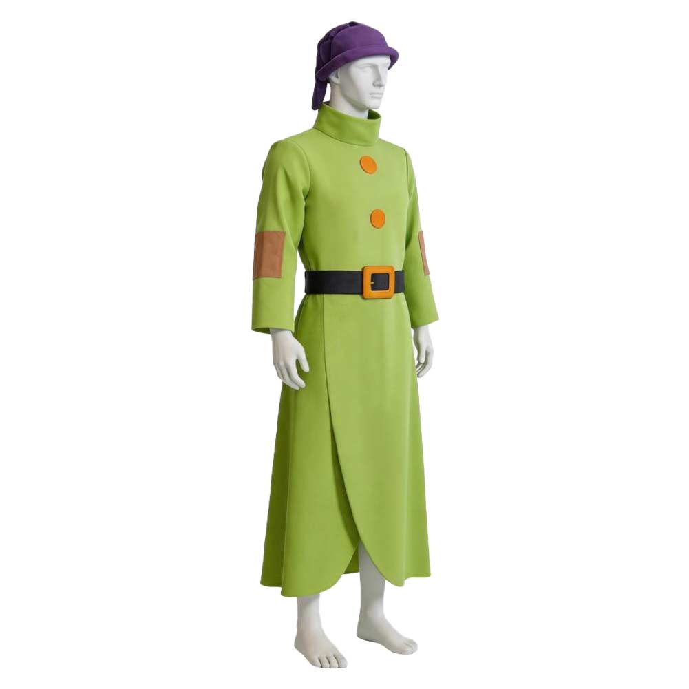 Seppl grün Kostüm Schneewittchen Dopey Cosplay Outfit  