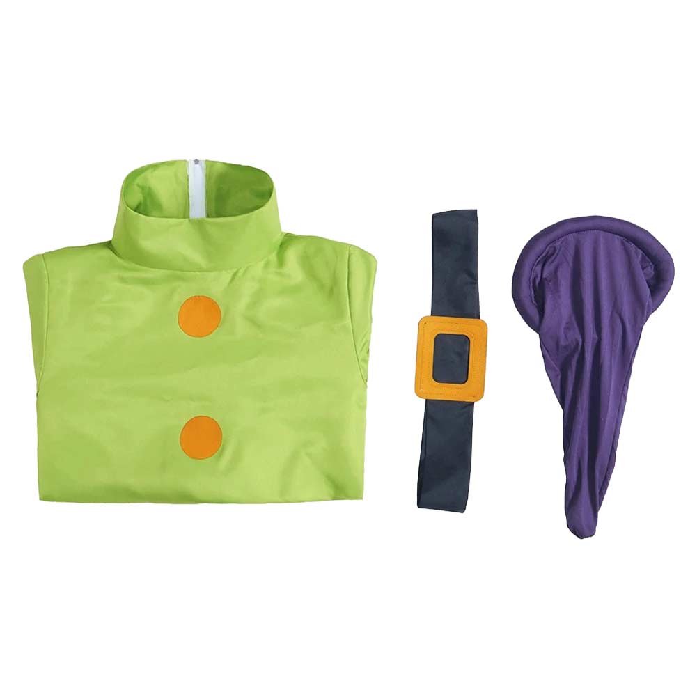 Seppl grün Kostüm Schneewittchen Dopey Cosplay Outfit  