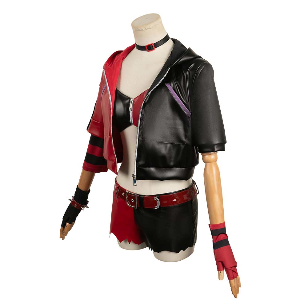 Serie Suicide Squad Isekai Harley Quinn Rot Outfits