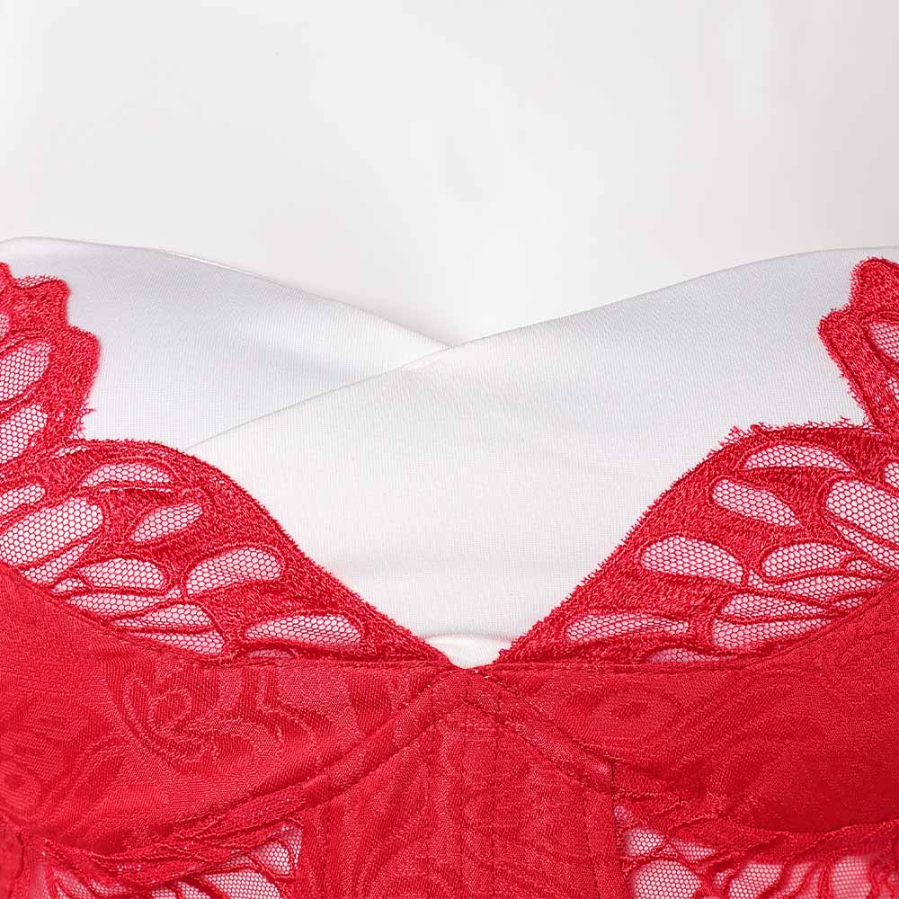 SF6 Mai Shiranui Rot Outfits Street Fighter Mai Cosplay Kostüm