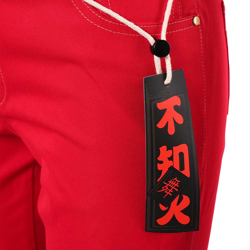 SF6 Mai Shiranui Rot Outfits Street Fighter Mai Cosplay Kostüm