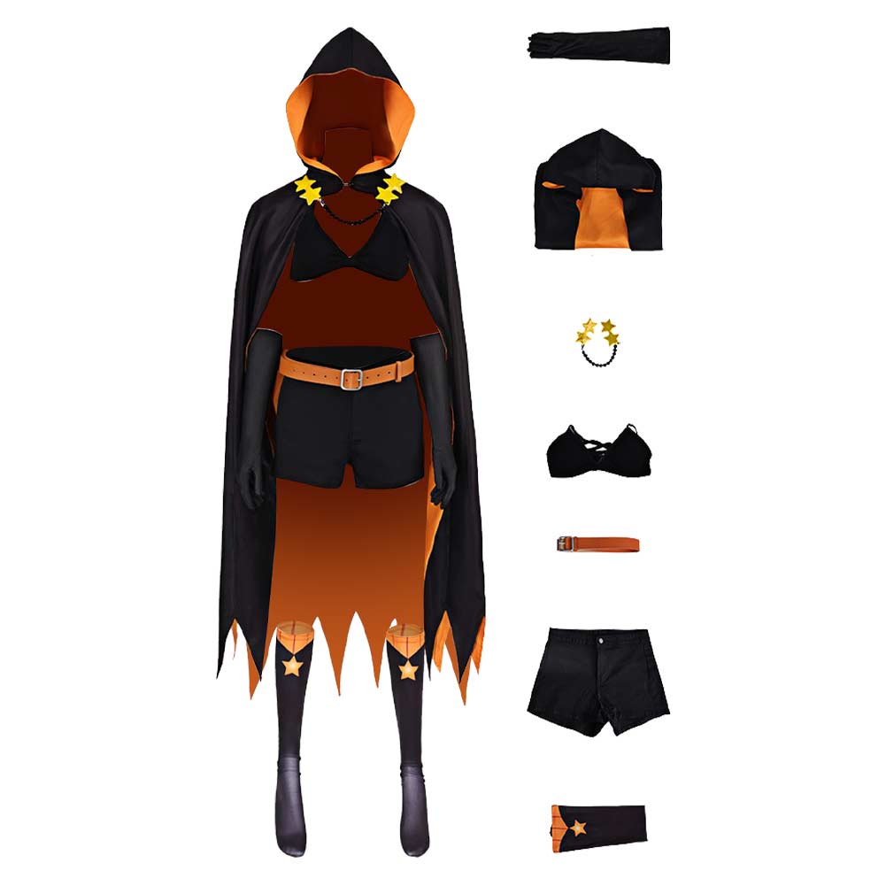 Shaula schwarz Kostüm Re:ZERO -Starting Life in Another World Shaula Cosplay Outfit