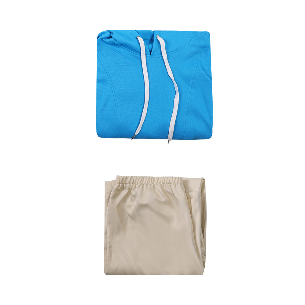 Shin Asakura blau Kostüm Sakamoto Days Shin Cosplay Outfit