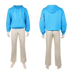 Shin Asakura blau Kostüm Sakamoto Days Shin Cosplay Outfit