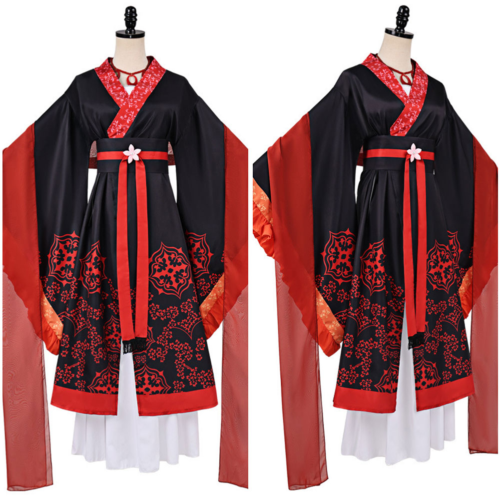 Shu Keigetsu rot Kostüm Set Though I Am an Inept Villainess Shu Keigetsu Cosplay Outfit