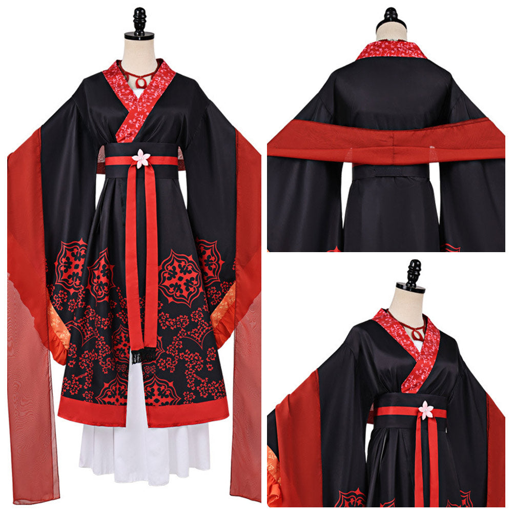 Shu Keigetsu rot Kostüm Set Though I Am an Inept Villainess Shu Keigetsu Cosplay Outfit