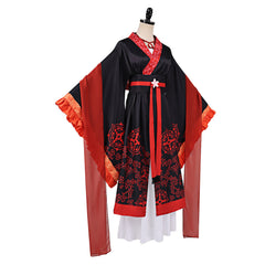 Shu Keigetsu rot Kostüm Set Though I Am an Inept Villainess Shu Keigetsu Cosplay Outfit