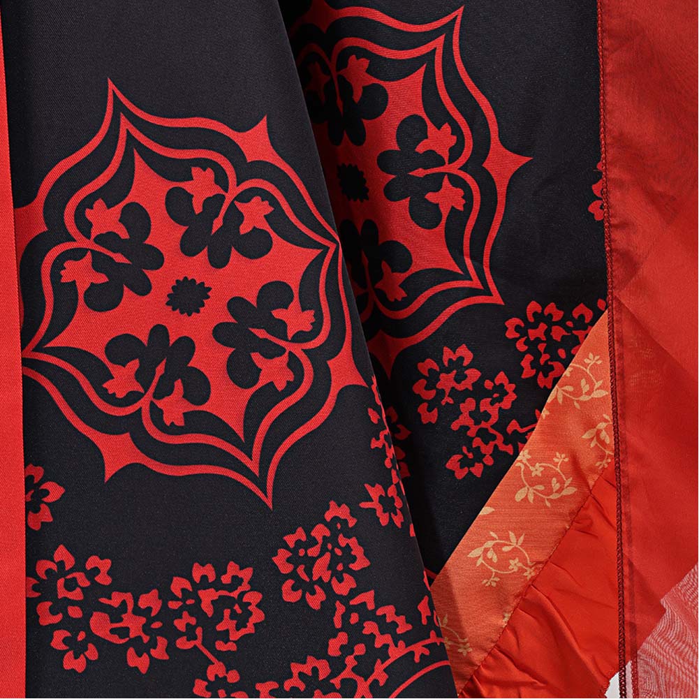 Shu Keigetsu rot Kostüm Set Though I Am an Inept Villainess Shu Keigetsu Cosplay Outfit