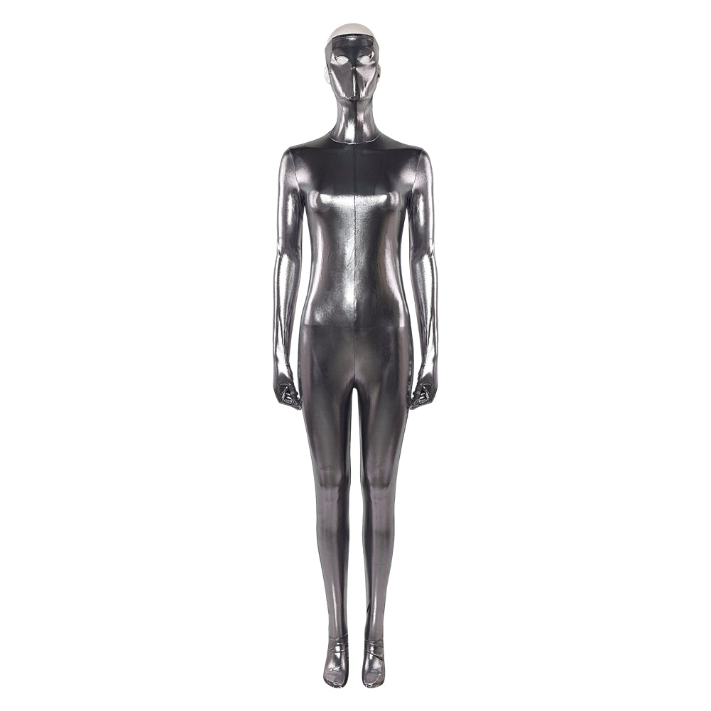 Silver Surfer Bodysuit The Fantastic Four: First Steps (2025) Norrin Radd Cosplay Kostüm