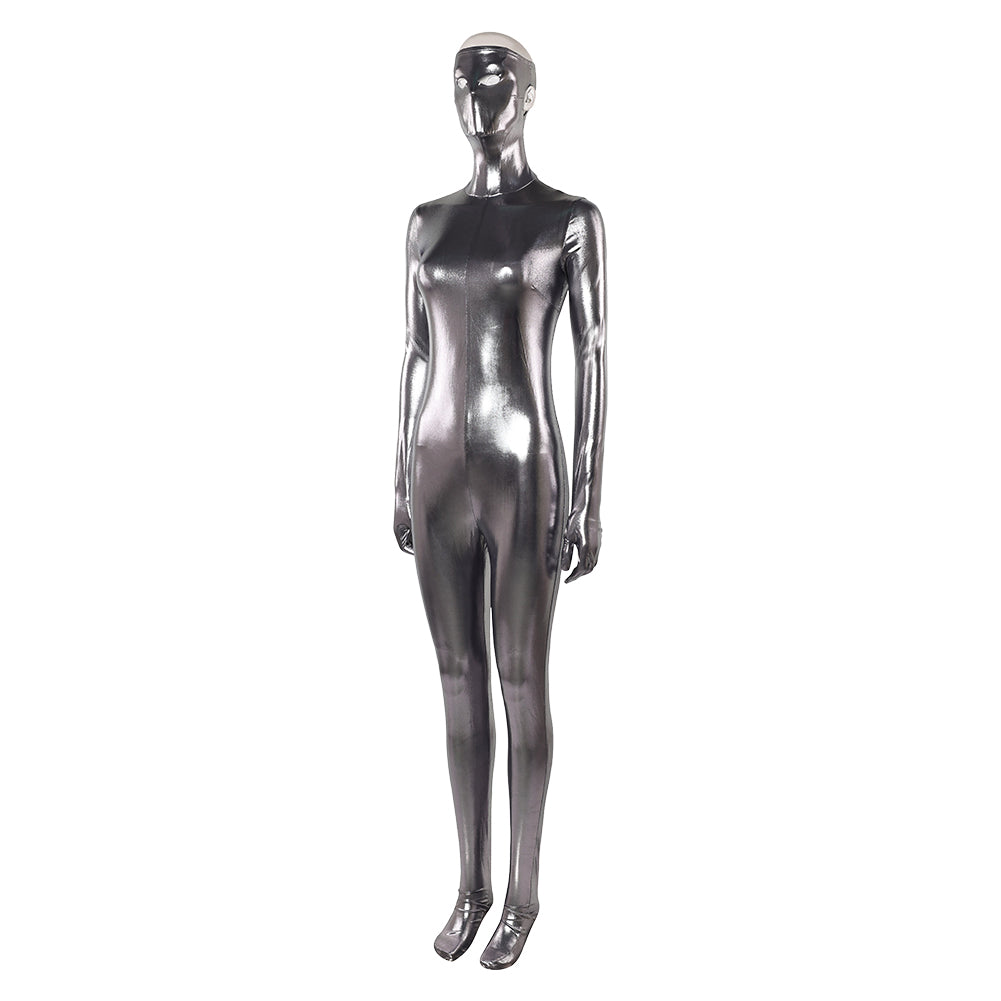 Silver Surfer Bodysuit The Fantastic Four: First Steps (2025) Norrin Radd Cosplay Kostüm