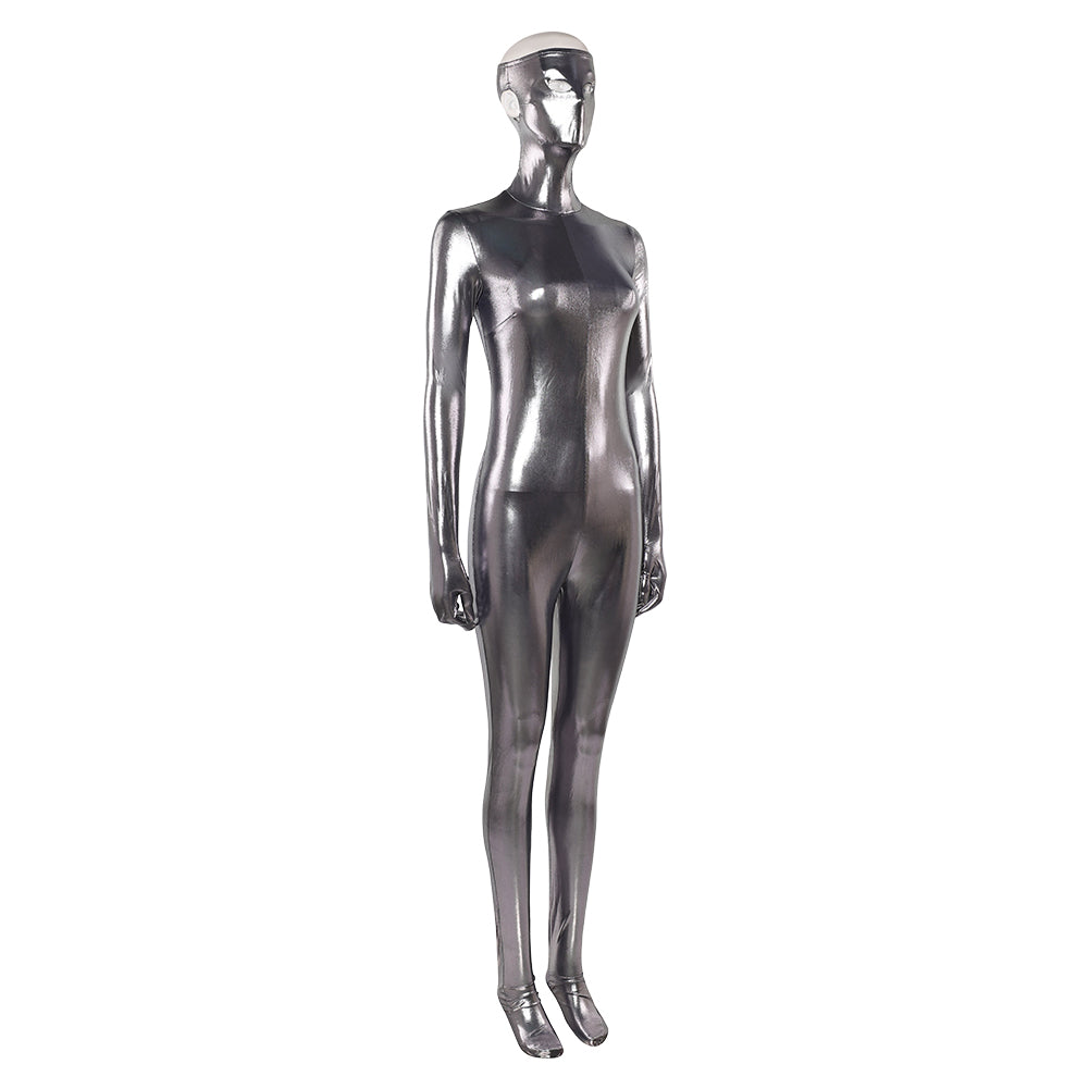 Silver Surfer Bodysuit The Fantastic Four: First Steps (2025) Norrin Radd Cosplay Kostüm
