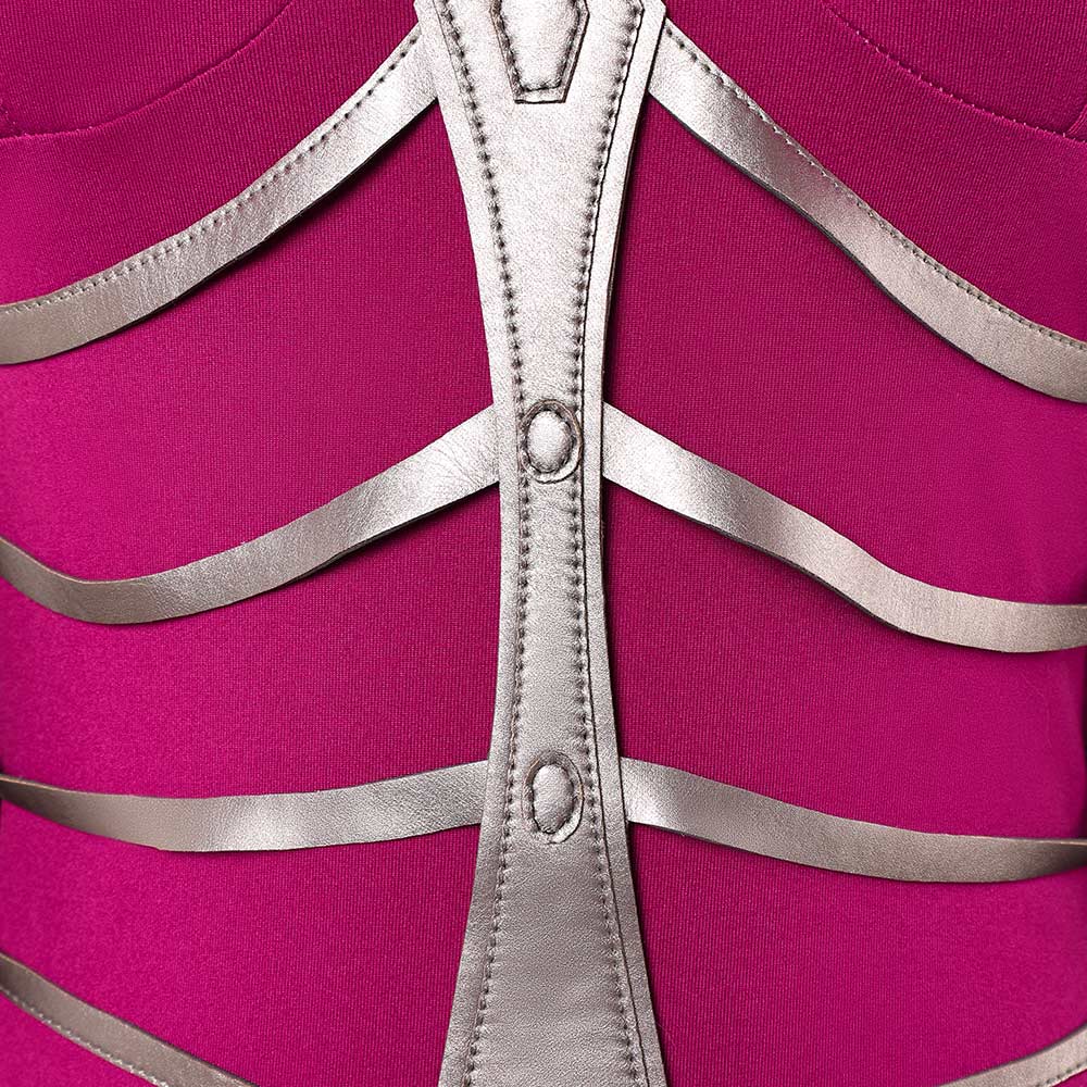 Sindel lila Outfit Mortal Kombat 2 Sindel Cosplay Kostüm Set