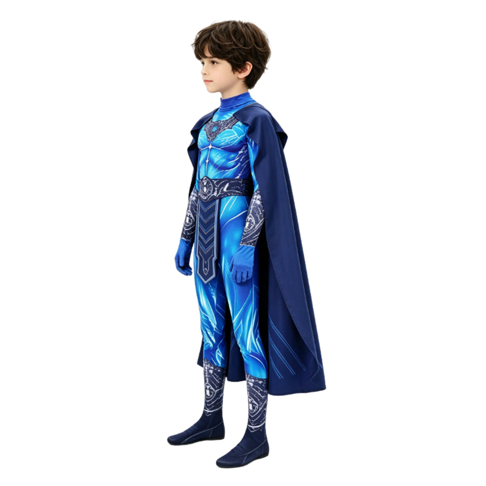 Skeletor blau Kostüm Set Kinder Masters of the Universe Skeletor Cosplay Outfit