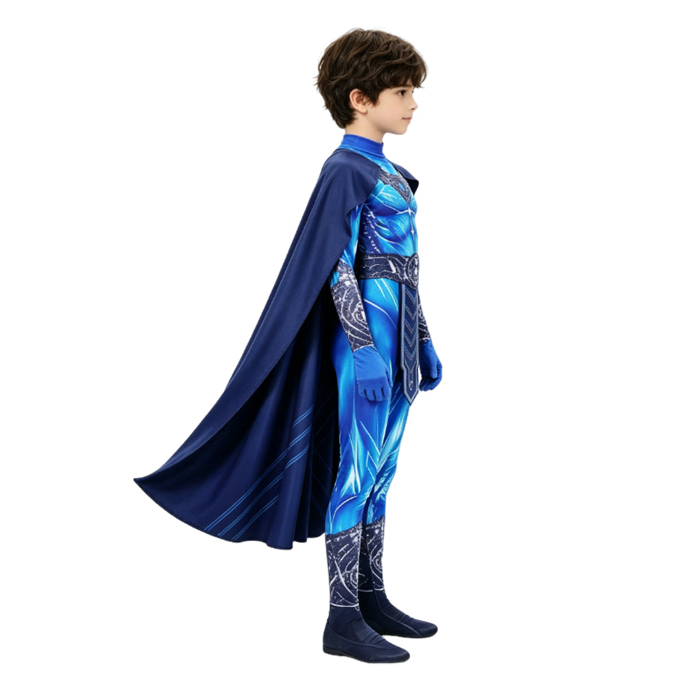 Skeletor blau Kostüm Set Kinder Masters of the Universe Skeletor Cosplay Outfit