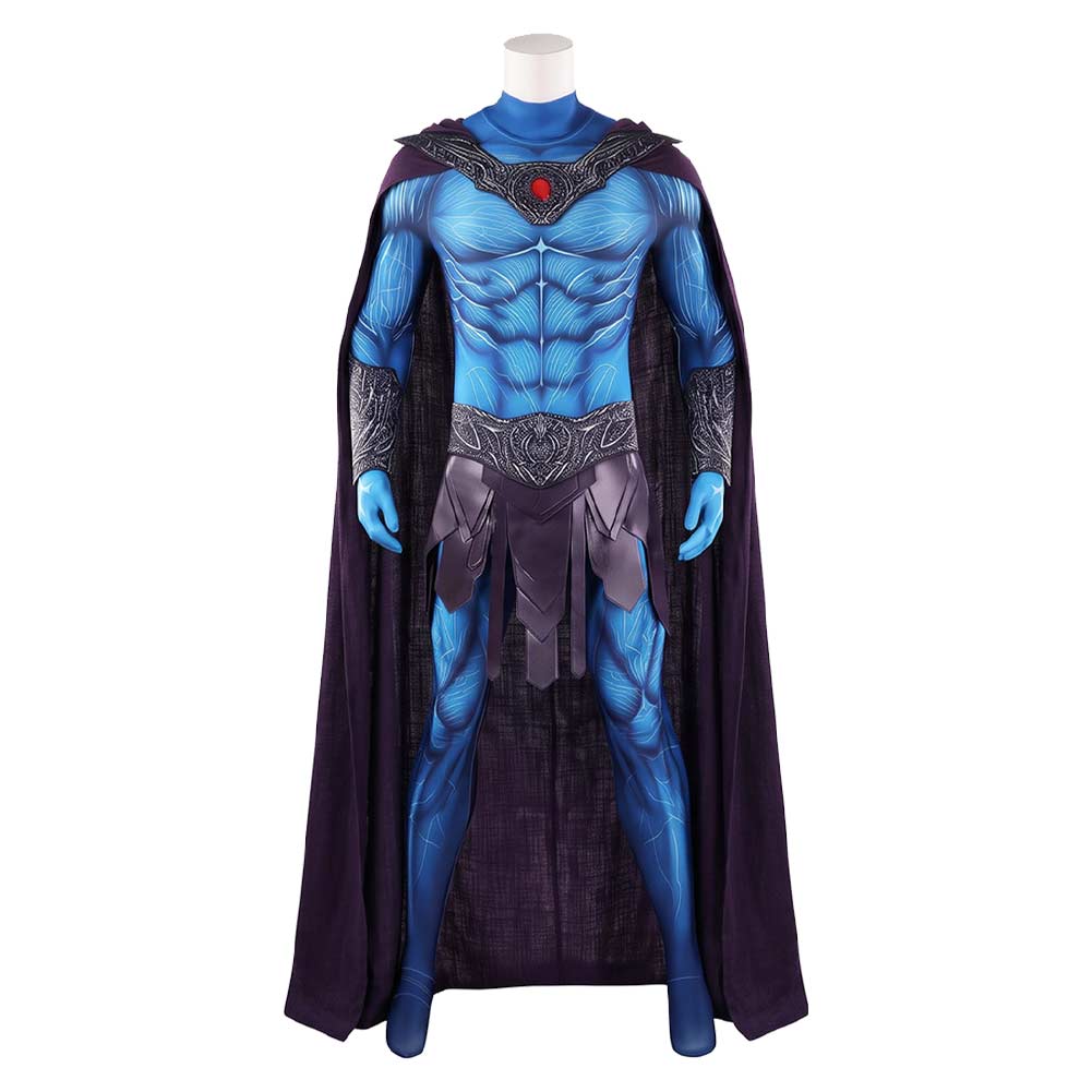 Skeletor blau Kostüm Set Masters of the Universe Skeletor Cosplay Outfit