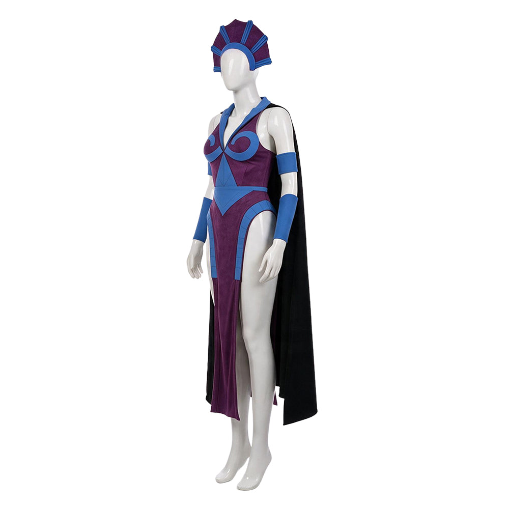 Skeletor lila Kostüm Set Masters of the Universe Skeletor Cosplay Outfit