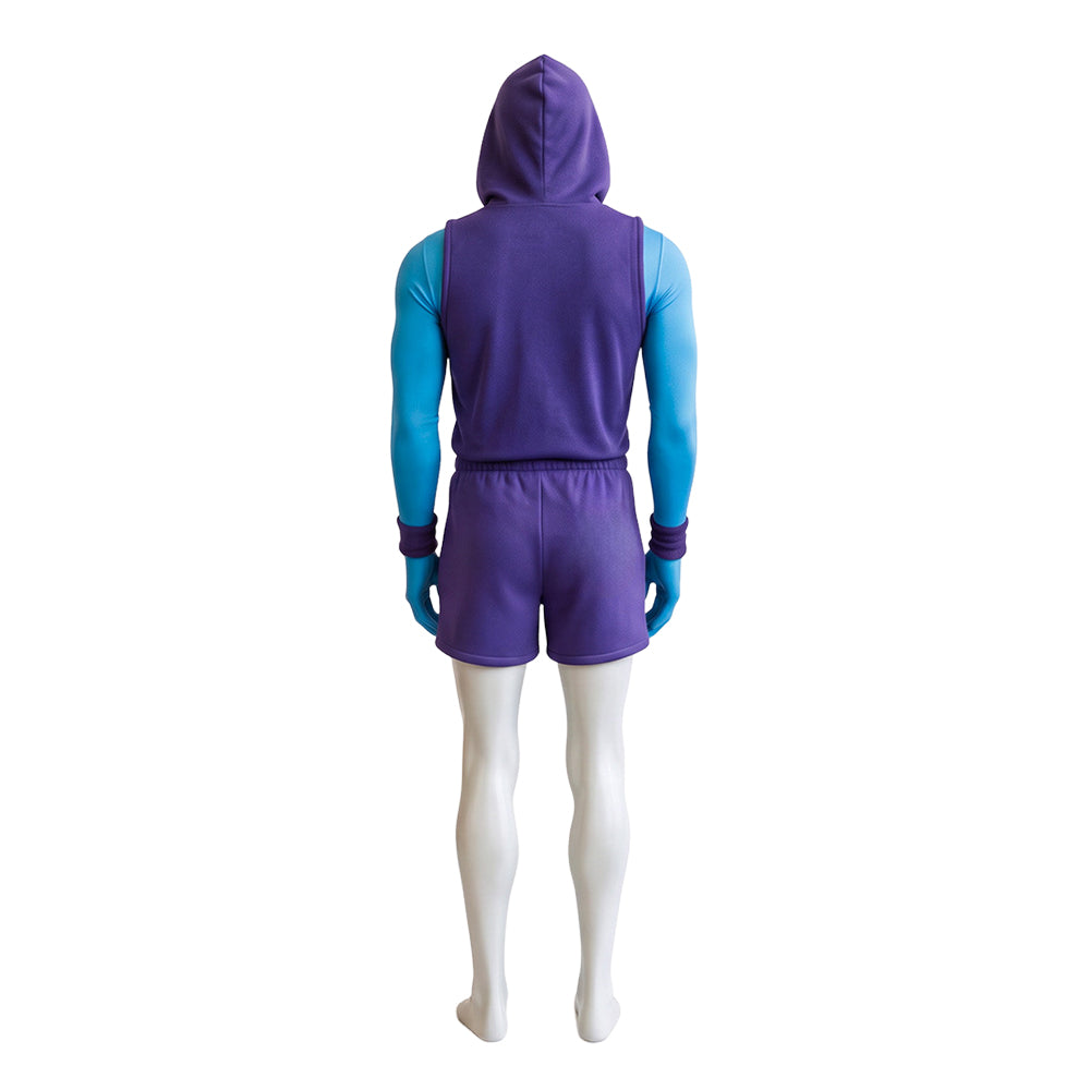 Skeletor lila Kostüm Set Masters of the Universe Skeletor Cosplay Outfit