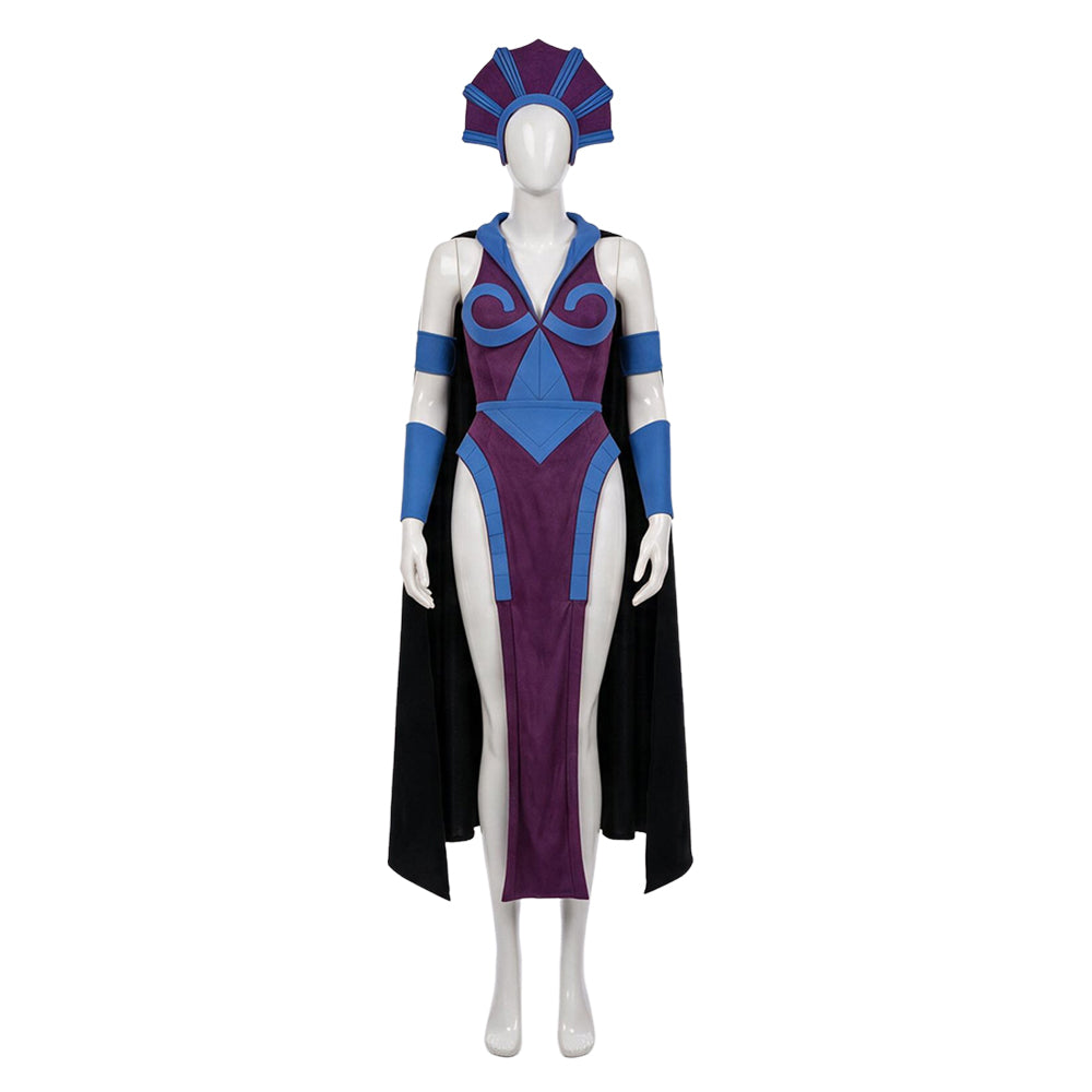 Skeletor lila Kostüm Set Masters of the Universe Skeletor Cosplay Outfit