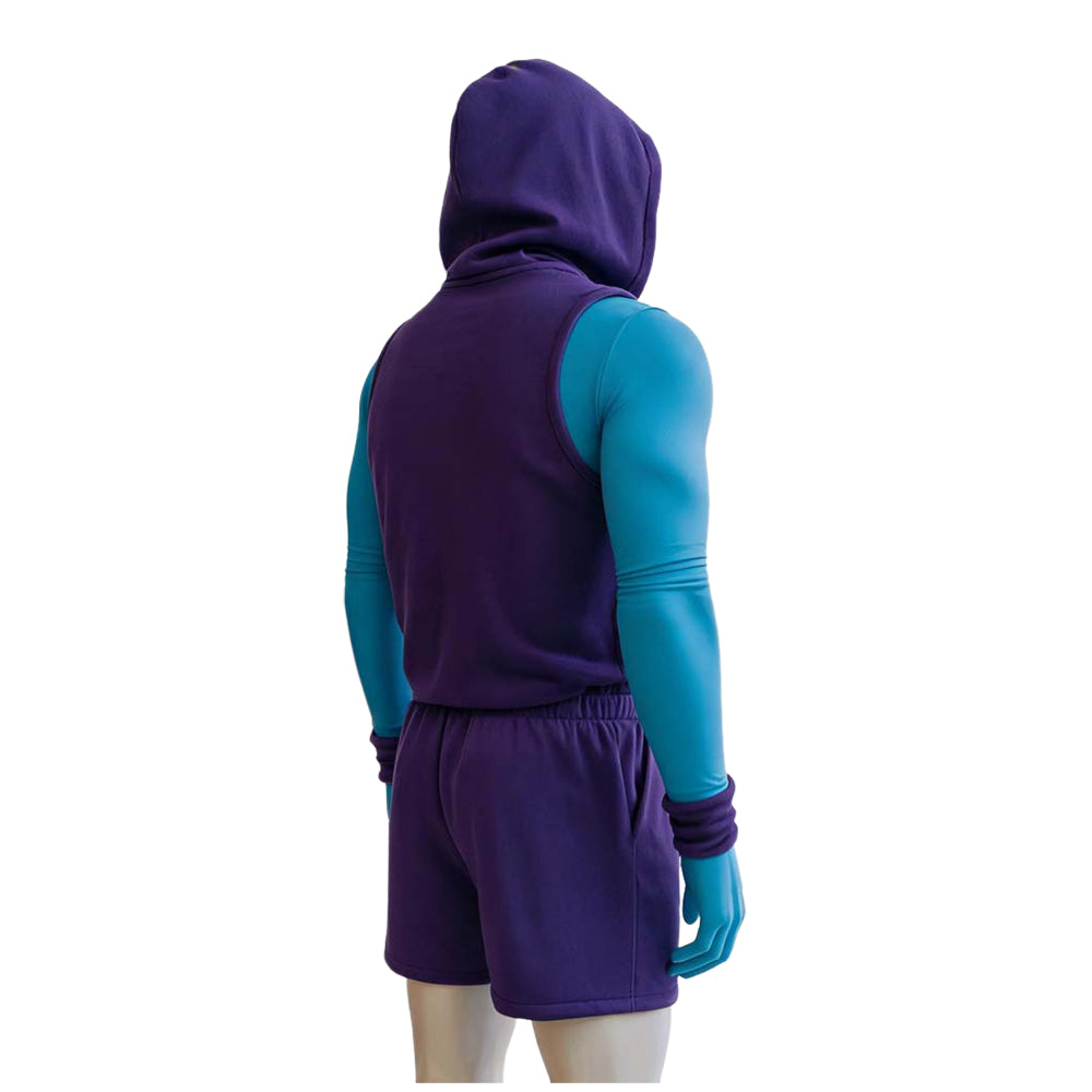 Skeletor lila Kostüm Set Masters of the Universe Skeletor Cosplay Outfit