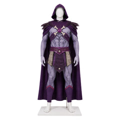 Skeletor​ lila Kostüm Set Masters of the Universe Skeletor Cosplay Outfit 