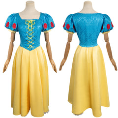 Snow White Damen Cosplay Kostüm Set Schneewittchen Halloween Karneval Outfits 