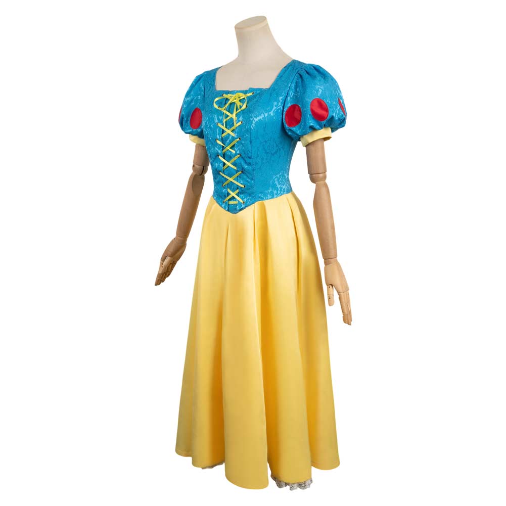 Snow White Damen Cosplay Kostüm Set Schneewittchen Halloween Karneval Outfits 