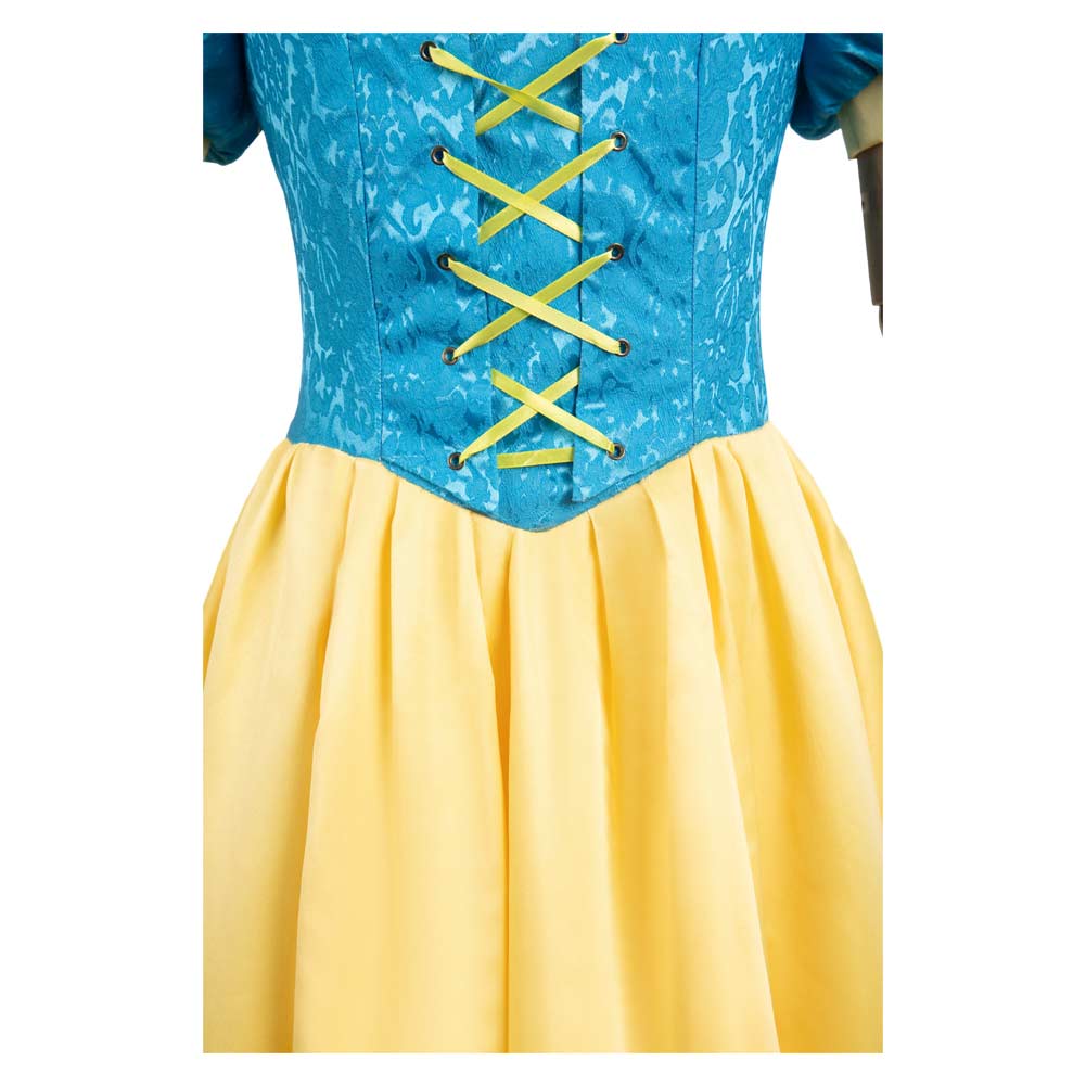 Snow White Damen Cosplay Kostüm Set Schneewittchen Halloween Karneval Outfits 