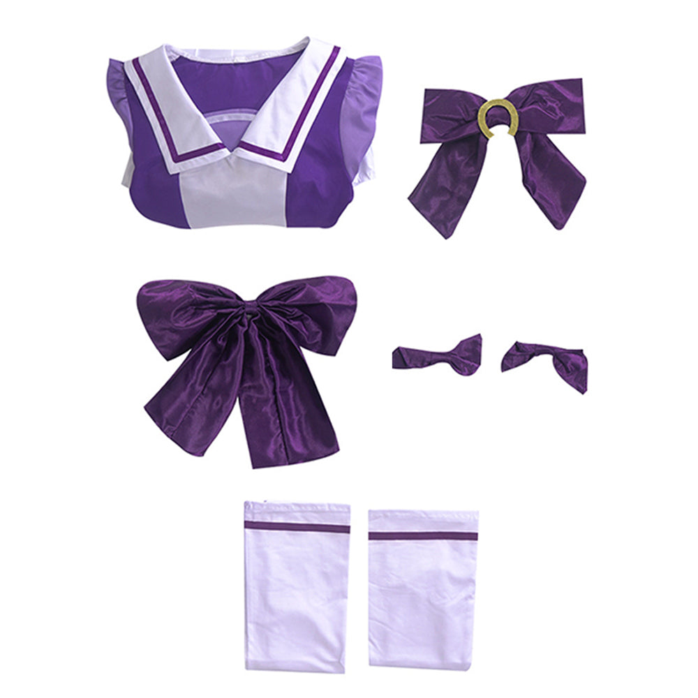 Special Week lila Kostüm Set Uma Musume: Pretty Derby Special Week Cosplay Outfit