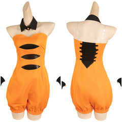 Splatoon Callie orange Cosplay Kostüm Halloween Karneval Jumpsuit