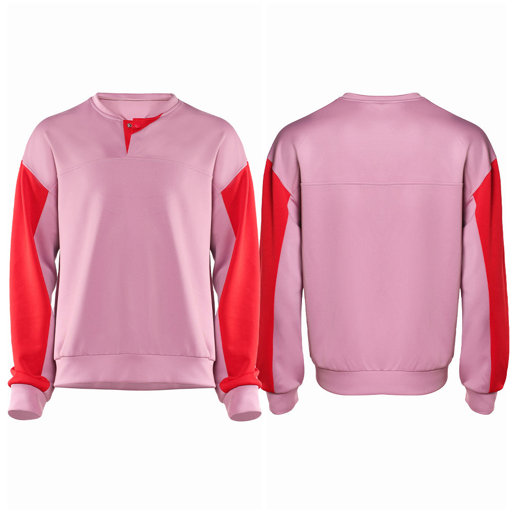 Steve Harrington rosa Pullover Stranger Things 2025 Steve Cosplay Kostüm	