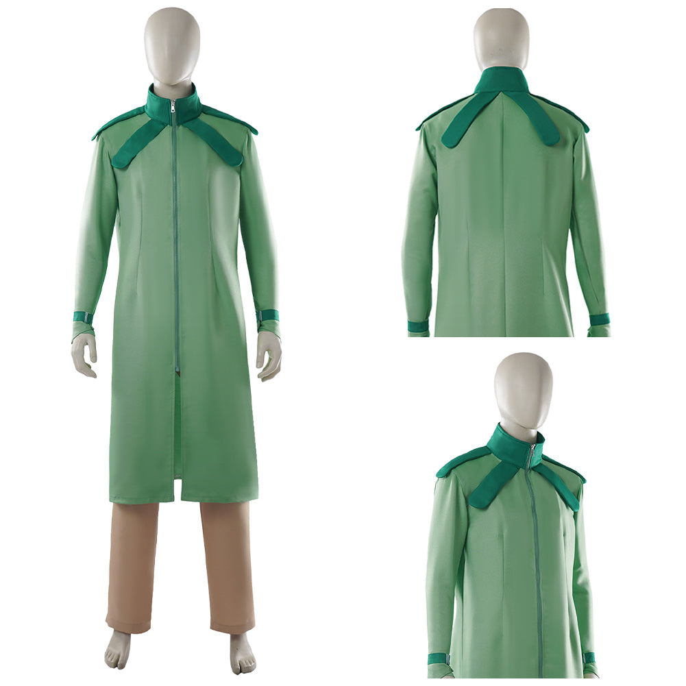 Steven Steel grüm Kostüm Set JoJo‘s Bizarre Adventure Steven Cosplay Outfit