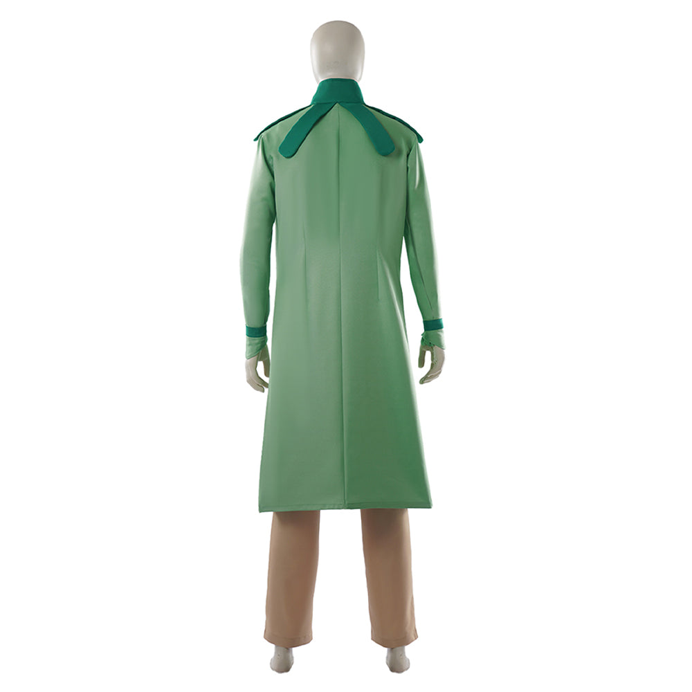 Steven Steel grüm Kostüm Set JoJo‘s Bizarre Adventure Steven Cosplay Outfit