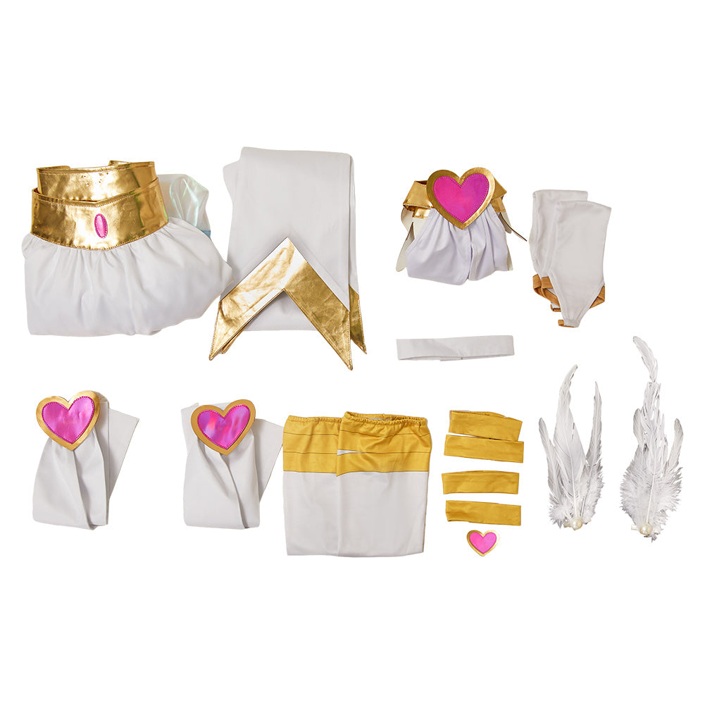 Stocking Anarchy weiß Kleid New Panty & Stocking with Garterbelt(2025) Stocking Cosplay Kostüm
