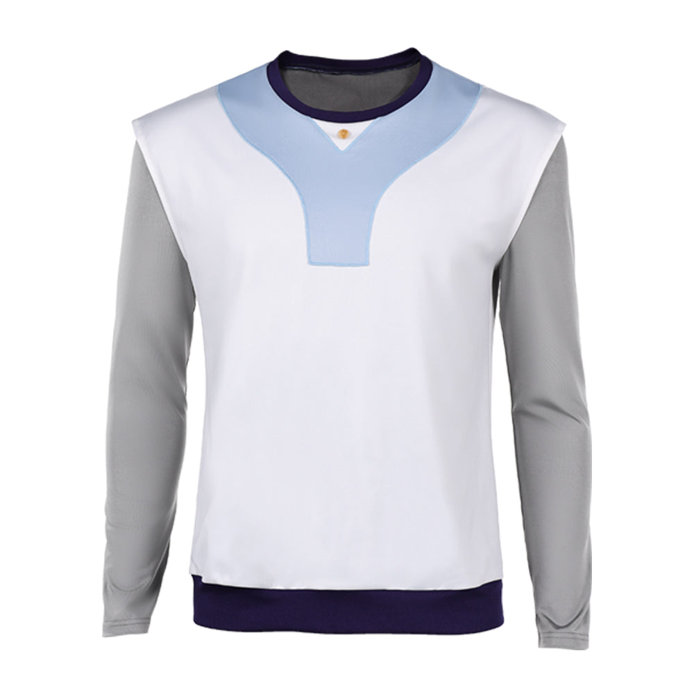 Stranger Things 5 Lucas Sinclair weiß Hoodie Cosplay Kostüm