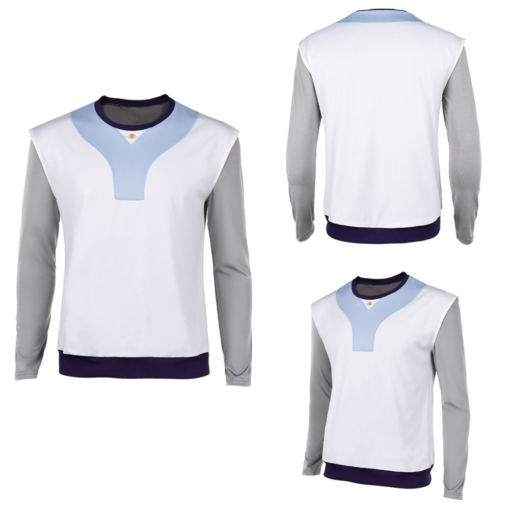 Stranger Things 5 Lucas Sinclair weiß Hoodie Cosplay Kostüm