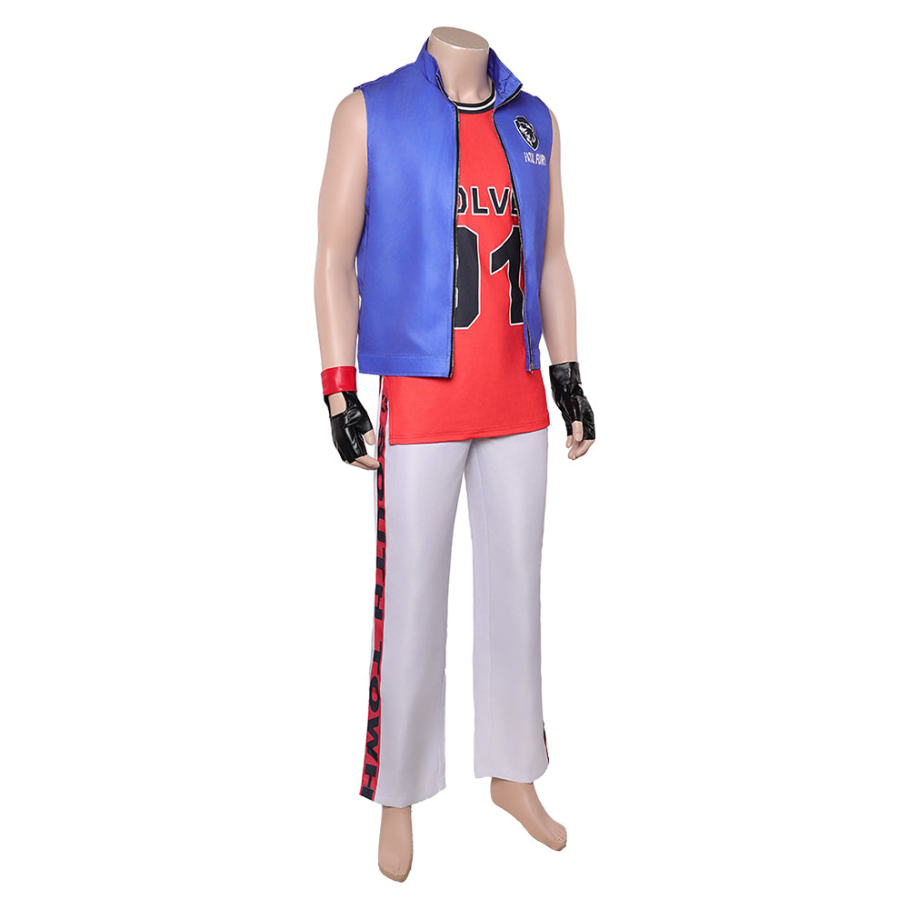 Street Fighter Terry Bogard Outfits SNK The King of Fighters Cosplay Kostüm