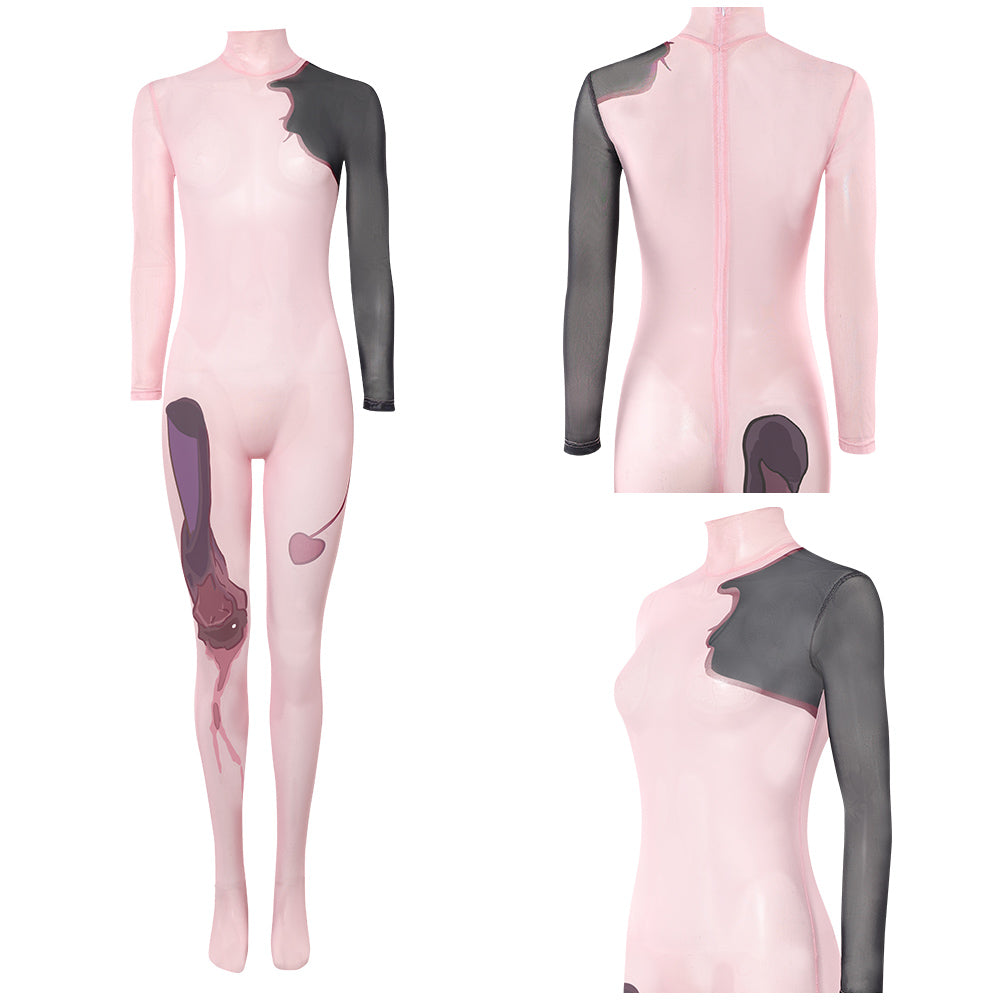 Sua beige Jumpsuit Alien Stage Sua Overall Cosplay Outfit