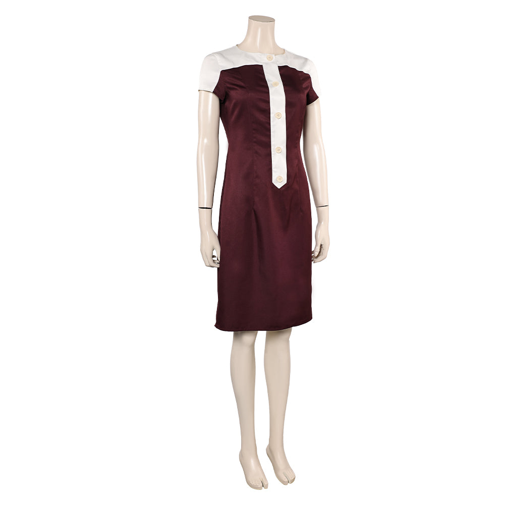 Sue Storm braun Kleid The Fantastic Four: First Steps Invisible Woman Cosplay Outfits