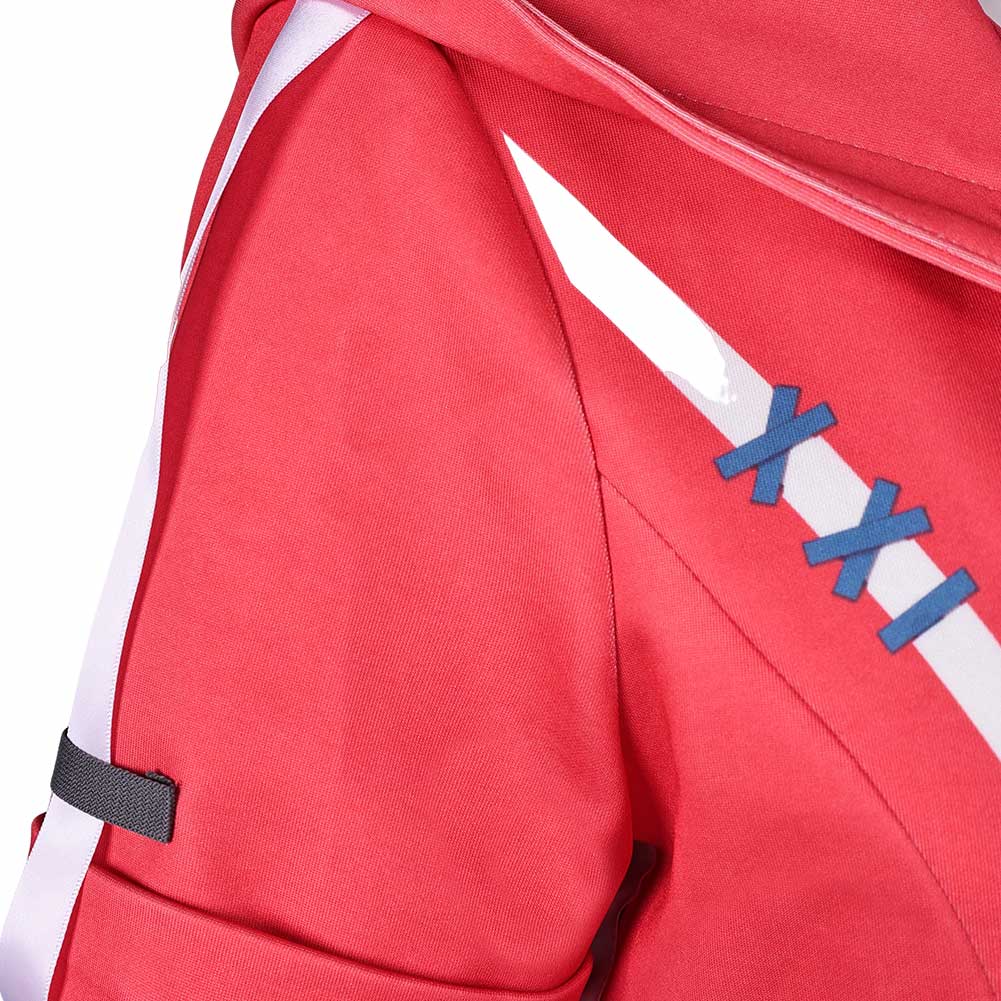 Suicide Squad Harley Quinn rot blau Jacke Cosplay Kostüm 