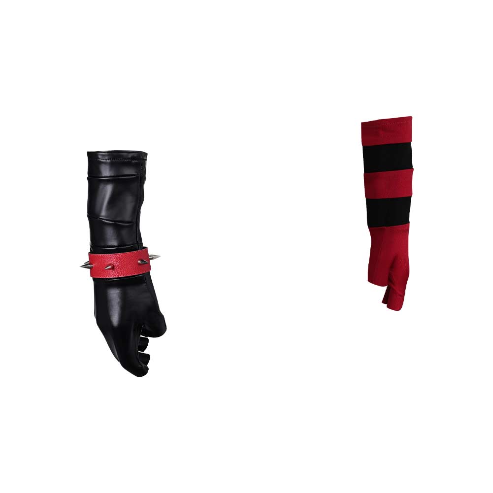 Suicide Squad Isekai Harley Quinn Handschuhe Cosplay Requisite