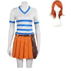 One Piece Nami Cosplay Kostüm Halloween Karneval Outfits