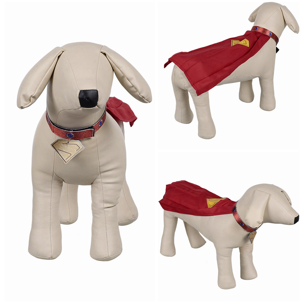 Superman 2025 Krypto Haustier Hund Umhang Cosplay Outfits