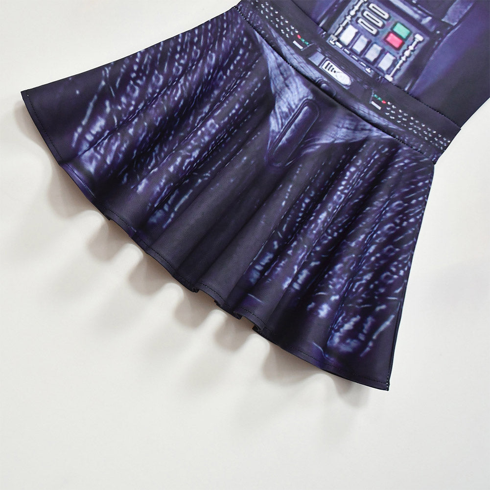 SW Kinder Mädchen Kleid Jedi Cosplay Kostüm Outfits Halloween Karneval Anzug