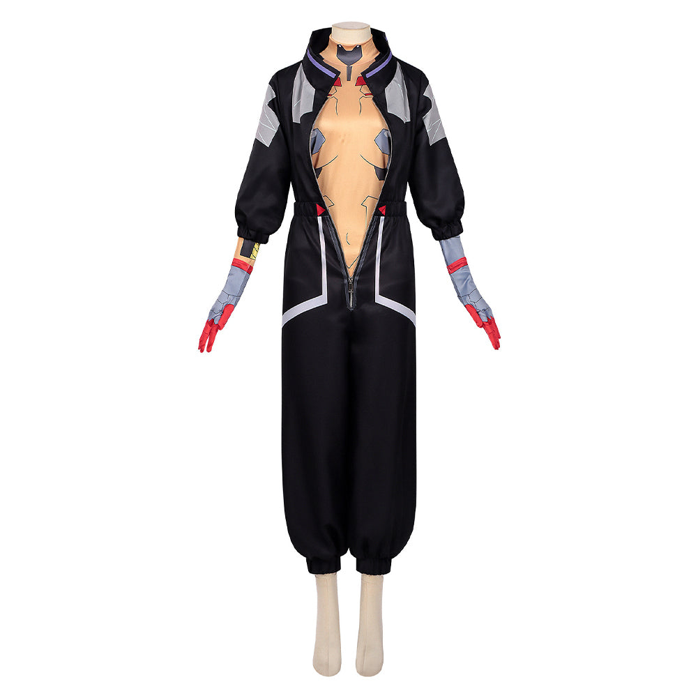 Talia Yang schwarz Kostüm Set Cyberpunk: Edgerunners 2 Talia Yang Cosplay Outfit