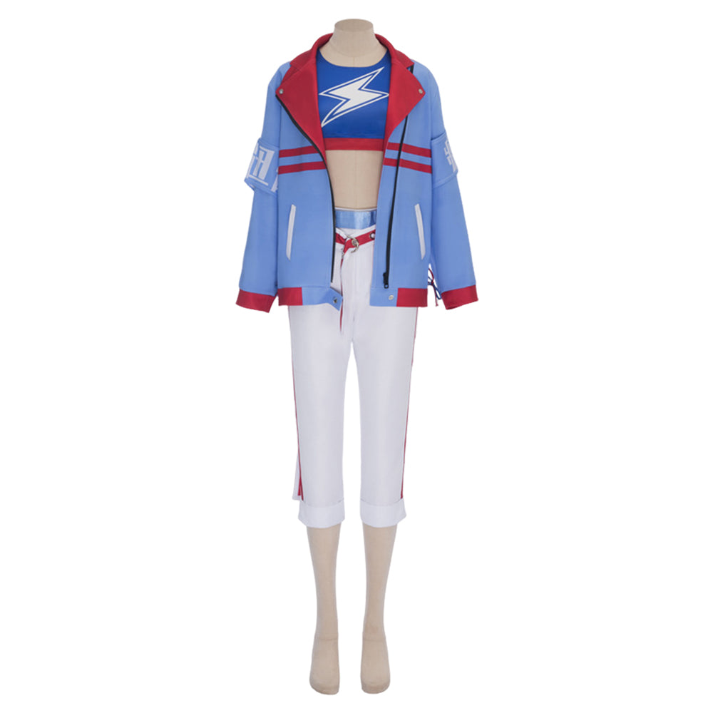 Tamamo Cross blau Kostüm Set Umamusume: Pretty Derby Tamamo Cross Cosplay Outfit