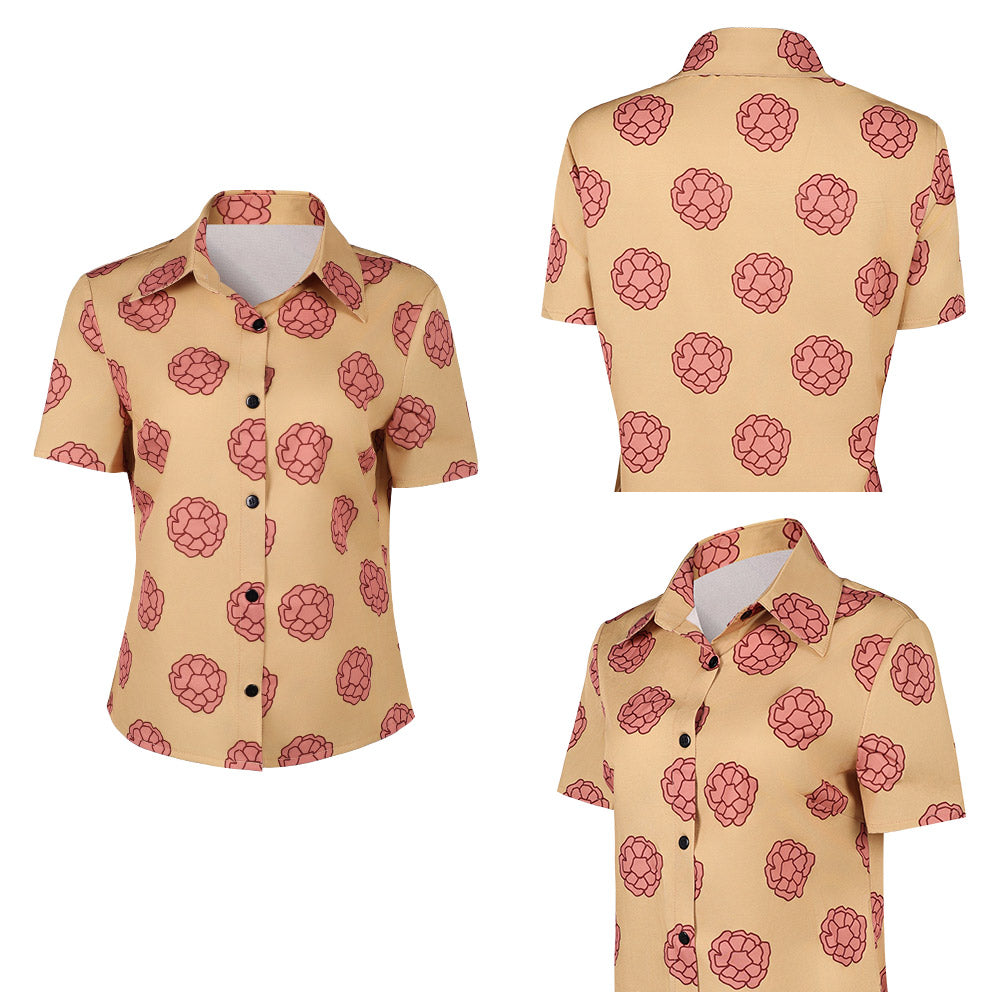 Tashigi Shirt One Piece Live Action Tashigi Cosplay Outfit