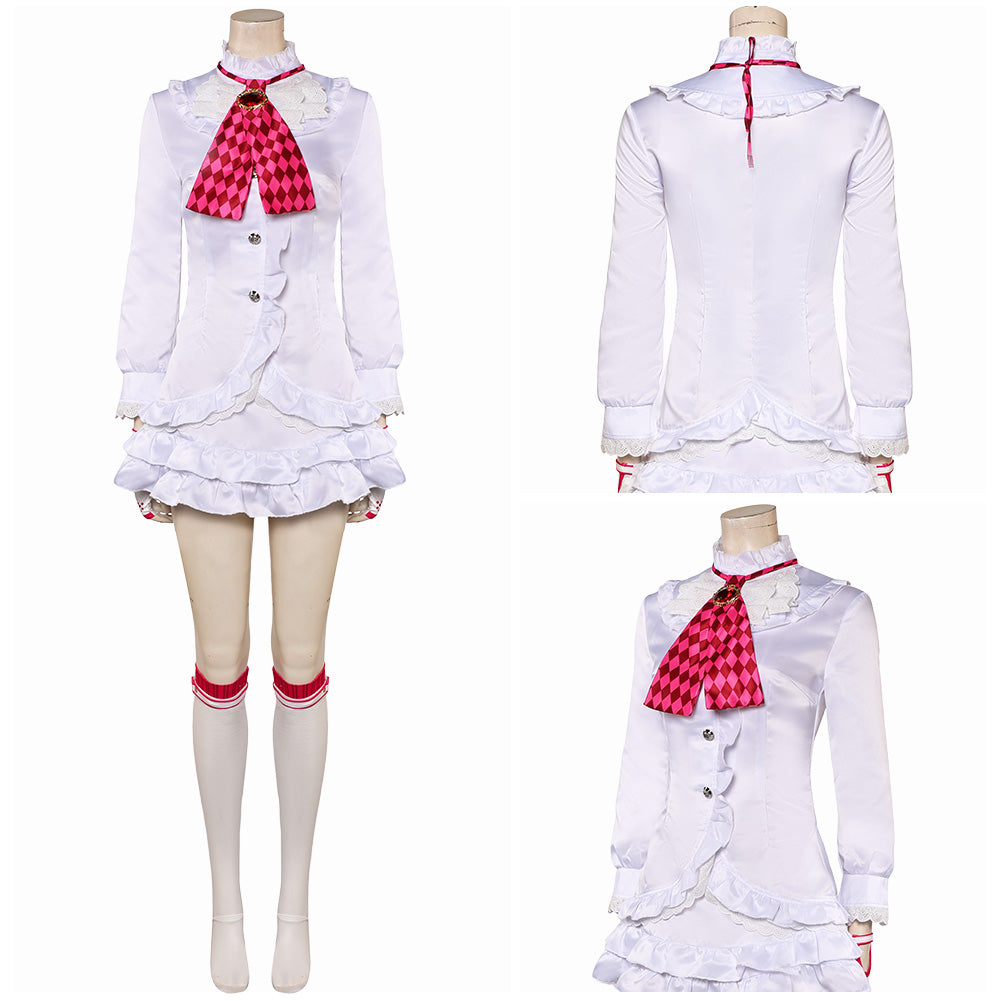 Tekken Lili weiß Kostüm Cosplay Outfits