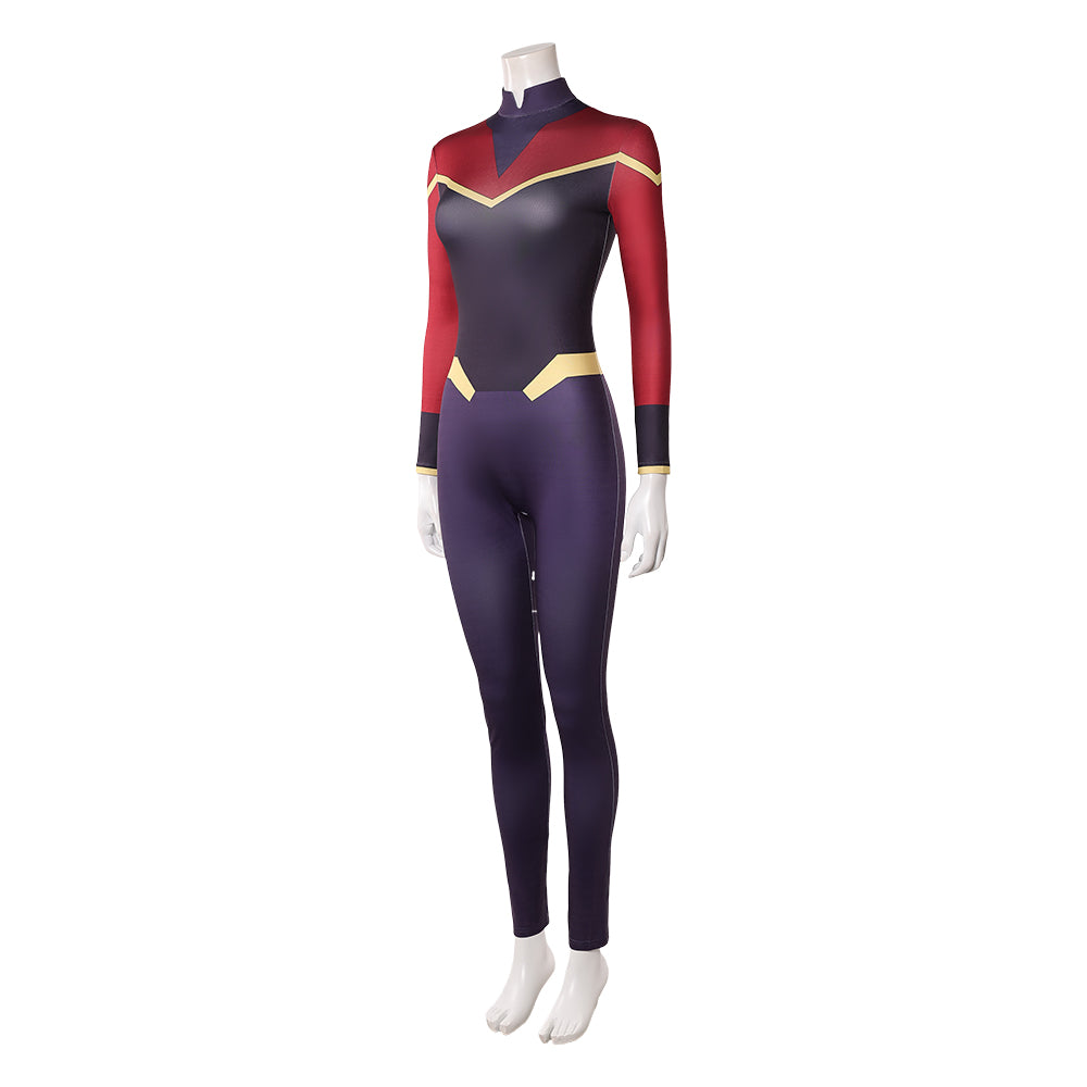 Telia rot-schwarz Overall Invincible Telia Cosplay Kostüm