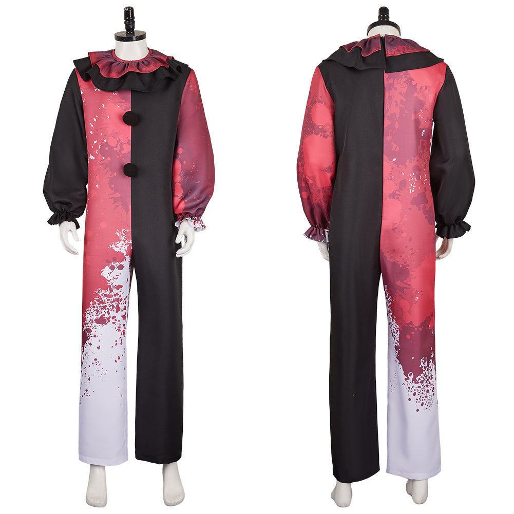 Terrifier 3 Clown Jumpsuit Cosplay Outfits Halloween Karneval Kostüm