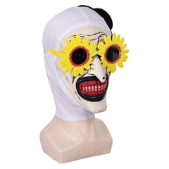 Terrifier Art the Clown Sonnenblumenbrille Kunst der Clown Horror Maske Halloween Karneval Kostüm Zubehör